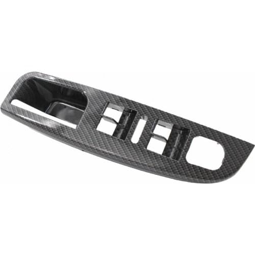 Window Switch Cover Professional Carbon Pattern Anti-corrosive Window Switch Panel 1K4868049C for Jetta MK5 05-09