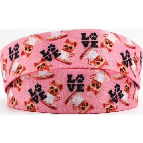 Cute Dog Print Lanyard Ribbon Badge Id Lanyard/mobile Phone Strap/key Chain with Keychain Neck 10mm/16mm/20mm/25mm/35mm