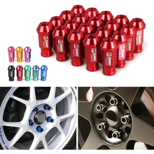 20Pcs D1 Spec Universal Racing Wheel Lug Nuts Aluminum 50mm 40mm JDM Car Lug Wheel Nuts Screw M12 X1.25MM/M12 x 1.25MM