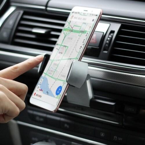 Auto Universal Cd Port Holder Car Interior Mobile Phone Support Cradle 360 Rotating Clip For All 3.5-6.0 Inch Smartphone Samsung