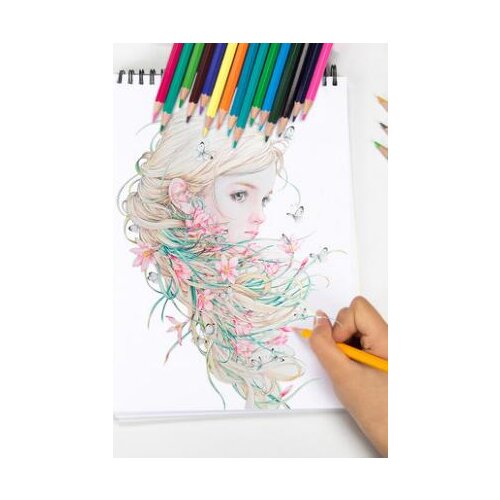 Water-soluble Painting Pencil Drawing Set Profissional Stationery Oil Colored Pencils With Sketchbook Office School Supplies