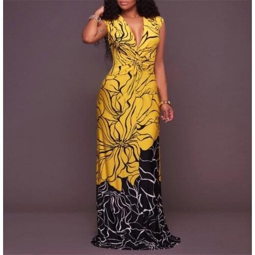 YINGAICONG Sleeveless Summer Dresses