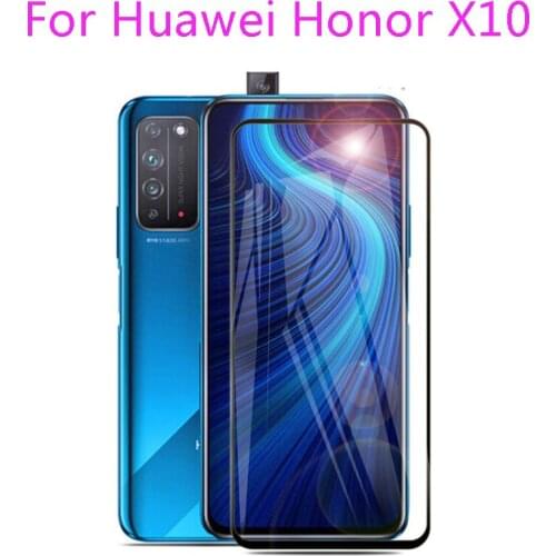 3D Full Glue Tempered Glass For Huawei Honor X10 X 10 Full Cover 9H Protective film Screen Protector For Huawei Honor X10 X 10