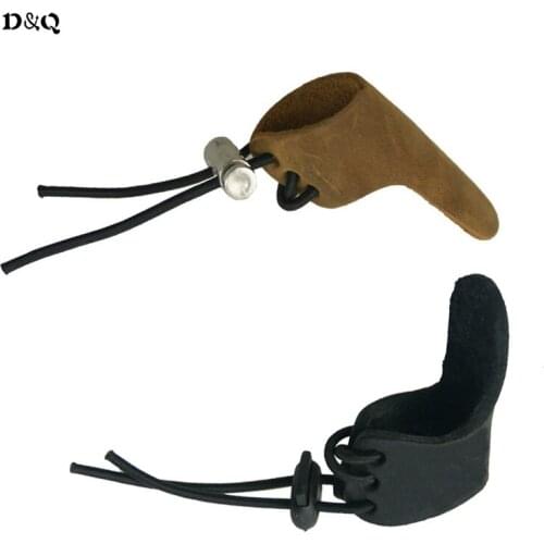 2pcs Archery Finger Guard Protector For Traditional Hunter Pull Bow Arrow Hunting Shooting Finger Protection Pad Tab