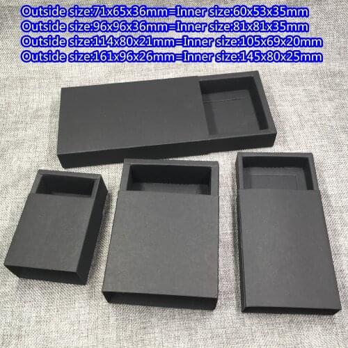 20 pcs Kraft Drawer Box Handmade Soap\Crafts\Jewelry Packing Brown Paper Storage Boxes DIY gift box 4size optation