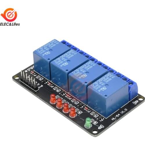 5V 4-channel Relay Module 4CH Relay Board with Photocoupler For Arduino For Raspberry Pi Red Green Light Relay Switch