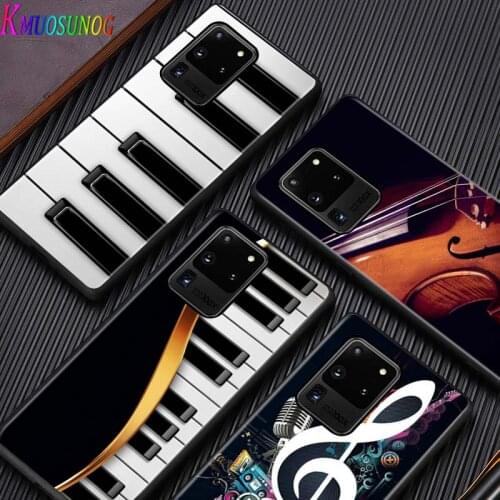 Love Music Guitar for Samsung Note 20 S20 FE Lite Ultra Plus A91 A81 A71 A51 A41 A31 A21 A11 A12 A42 A01 Phone Case