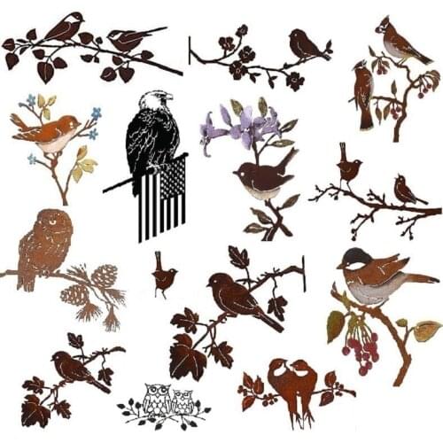 Flower Bird Butterfly Cutting Dies for DIY Scrapbooking Photo Album Decorative Embossing DIY Halloween Dies Paper Cards