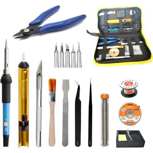 Electric soldering iron Temperature adjustable soldering iron All aluminum suction pump 60w Electric soldering irons set Toolkit