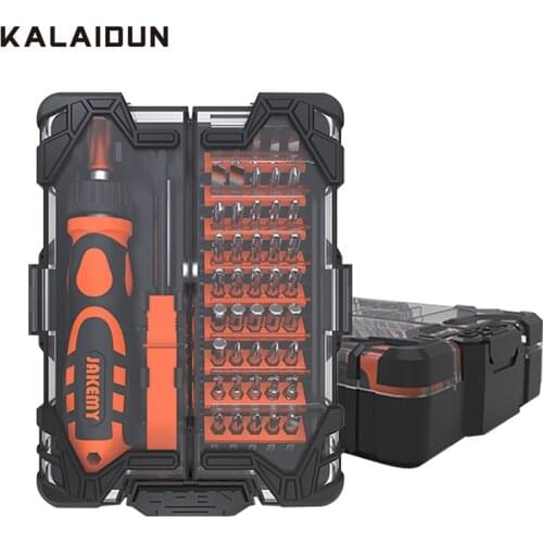 KALAIDUN 49 In 1 Ratchet Screwdriver Set Precision Screw Driver Torx Bits Magnetic Hex Phillips Bit Set Handle Hand Tools Kit
