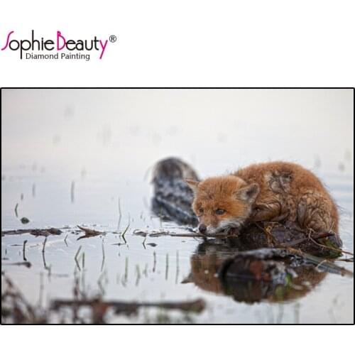 Sophie Beauty Diy Diamond Painting Cross Stitch Lakeside Cute Cat Full Handcraft Embroidery handicrafts Mosaic Home Decor Gift