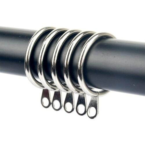 Curtain Hanging Ring Home Bedroom Living Room Drapery Rod Metal Hanging Hook