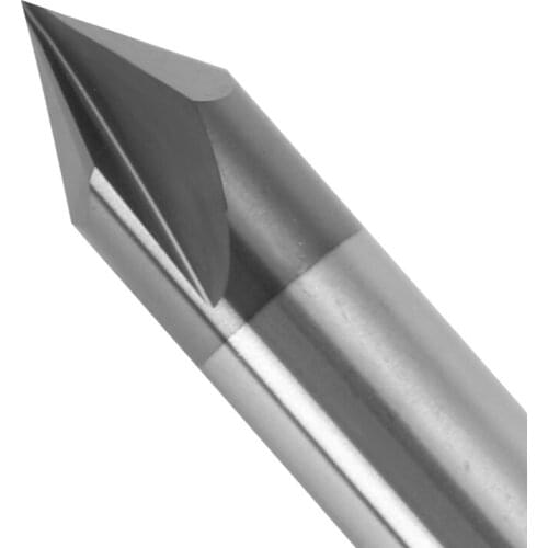 ZGT 1PC Chamfering Milling Cutter 60 90 120 Degree Coated 3 Flute 3mm 4mm 5mm 6mm 8mm 10mm 12mm Endmill Carbide Chamfer End Mill