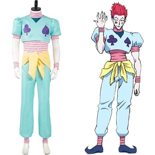 Hunter x Hunter Hisoka Cosplay Costume Top Pants Outfits Halloween Carnival Suit