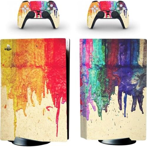 New PS5 Standard Disc Edition Skin Sticker Decal Cover for PlayStation 5 Console & Controller PS5 Skin Sticker Vinyl