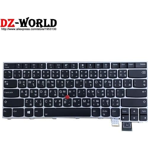 New/orig silver Thai Backlit Keyboard for Lenovo Thinkpad T470S 13 Gen2 S2 T460S Laptop Teclado 01EN921 01EN880