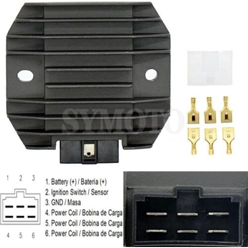 Motorcycle Voltage Regulator Rectifier 12V For Kawasaki VN750 Vulcan 750 1988 to 2006 KLR650 KL650 2008 - 2015