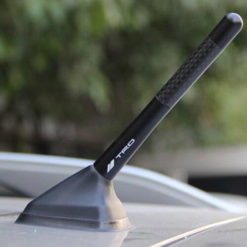 WRC Carbon Fiber Radio Car Antenna Auto Accessories for Volkswagen vw POLO Tiguan Passat Golf EOS Scirocco Jetta Bora Lavida