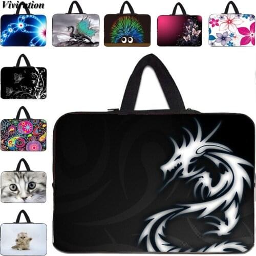 Mens Portable Carrying Laptop Cover 15 Inch Sleeve Notebook Bag 15.6 10 11.6 13 12 14 17 17.3 Neoprene Soft Computer Bag Bolsas