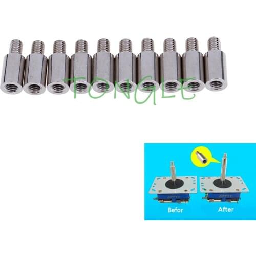2pcs Arcade DIY Shaft Extender Joystick Extension Rod For Sanwa Joystick & Zippyy Joystick & Jamma Extension & Control Extender