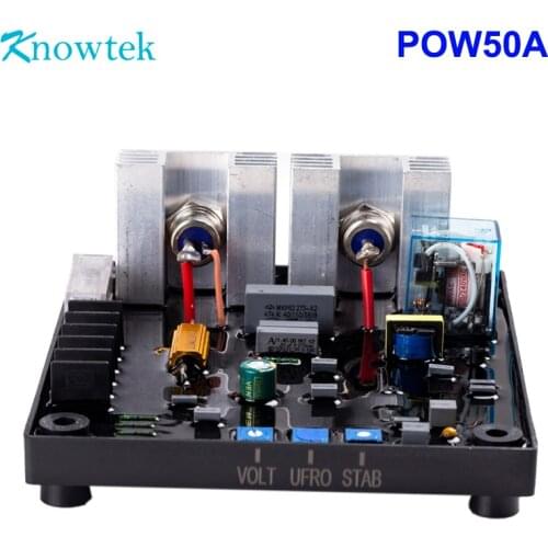 Universal AVR 35A Automatic voltage regulator POW50A for brush and brushless generator