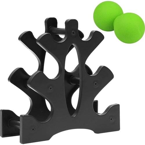 Tier Dumbbell Rack,with a Peanut Massage Ball,Dumbbell Tree Rack,Compact Dumbbell Rack for Lightweight Dumbbell