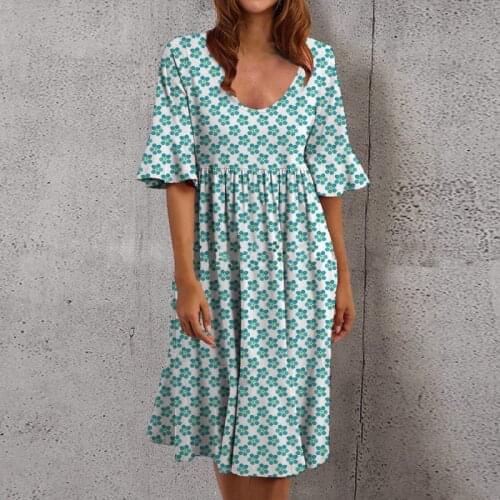 Sexy V Neck Dress Middle Sleeve Women Sweet Chic Cherry Print Design Slim Aesthetic Dresses New 2021