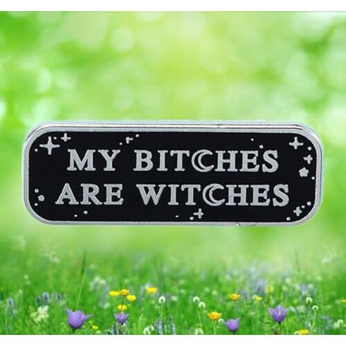 Witchcraft Coven witches enamel pin occult dark magic Halloween brooch Goth badge