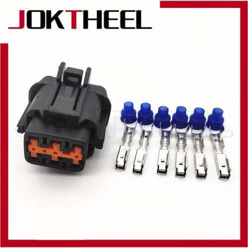 1-20sets Sumitomo 6 pin female waterproof tail lamp connector headlight plug for car Teana Bluebird SYLPHY 6185-1173 PB295-03020