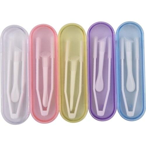 1set Multicolor Contact Lenses Tweezers Clamps Special Tweezers For Stick Eyewear Lens High Quality Remover Eyewear Accessories