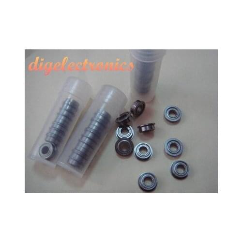 10pcs/lot Robot Bracket Bearing 3x8x4 mm Wheels Flanged Cup Bearings Robot Kit Servo Connect Bracket For RC Robot Accessories