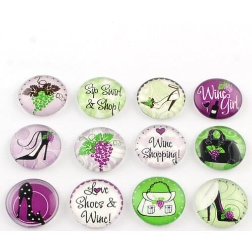 20PCS Half Round/Dome Mix Photo Glass Flatback Cabochons for DIY Projects Mixed Color 12x4mm