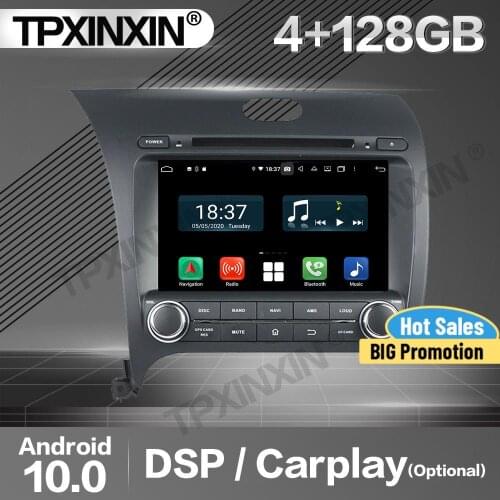 128G Carplay Car Radio 2 Din Stereo Receiver Android 10 For Kia K3 2012 2013 2014 2015 2016 2017 2018 GPS Player Audio Head Unit
