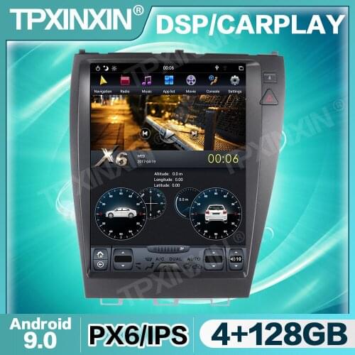 Tesla Vertical IPS Screen Android 10 Car Radio For Lexus ES ES200 ES240 E350 2004 - 2012 Multimedia Video Player Navigation GPS