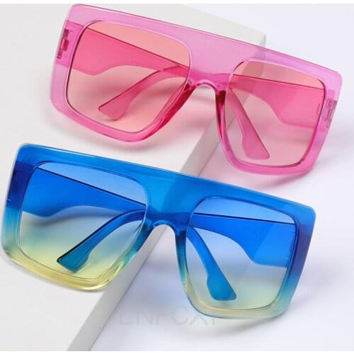 LNFCXI Oversized Sunglasses Women Vintage Glasses for Women/Men Brand Designer Eyeglasses Women Retro Gafas De Sol Mujer