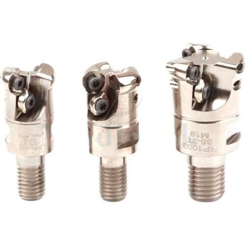 1pc RP1003 Hard milling cutter head wear-resistant lock-tooth cutter head Suitable for RPKT1003 carbide CNC lathe milling insert