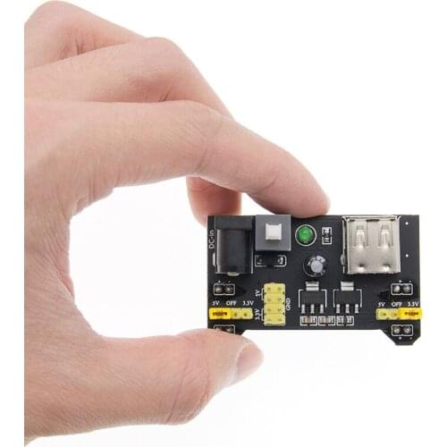 3.3V 5V Breadboard Power Supply Module for MB102 Solderless Breadboard
