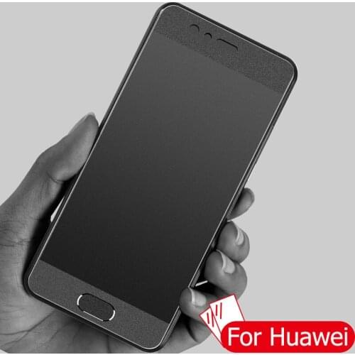 Matte Frosted Tempered Glass For Huawei P9 P10 Plus P20 Pro Lite Mate 9 8 P Smart Screen Protector For Honor 9 V9