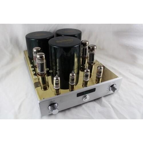 MC-10T MC10T EL34 YAQIN Vacuum Tube Push Pull Integrated Amplifier HIFI lamp amp with 12AX7 pre-amp