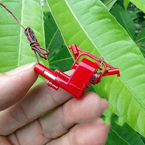 C 3V 3.7V Electric Micro Geared Motors Mini 412 Coreless Motor Worm Gear Speed Reducer Large Torque DIY Toy Robot Model RED