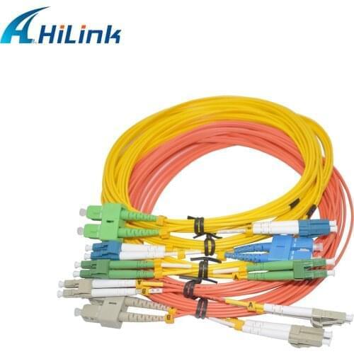 Patchcord cable single fiber single mode 1 meters LC/SC-APC/UPC 0.9mm/2.0/3.0mm diameter