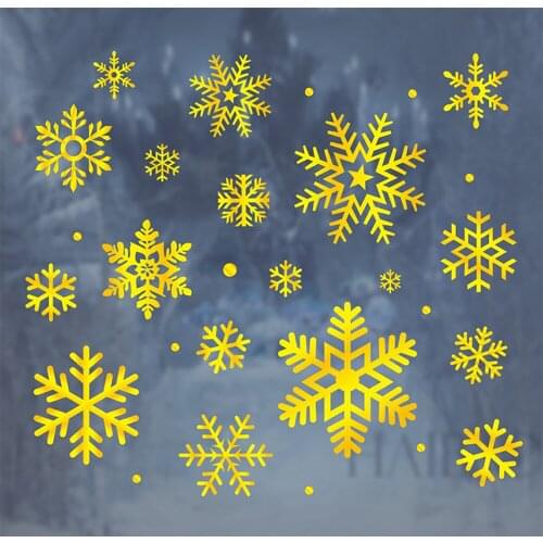 2020 Merry Christmas Wall Stickers Window Glass Festival Wall Decals Santa Murals New Year Christmas Decorations for Home Decor