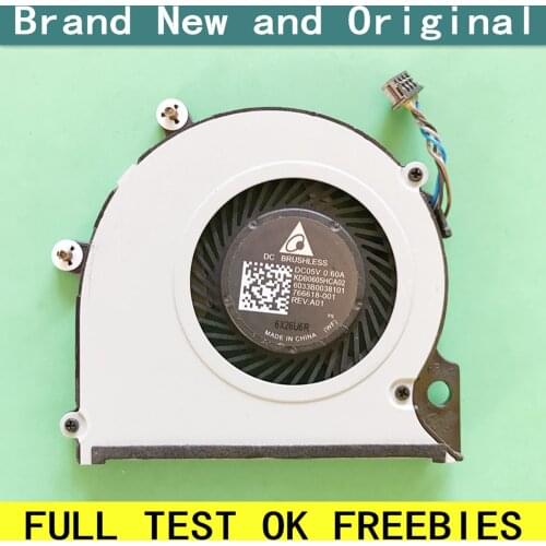 New laptop CPU cooling fan Cooler Notebook PC for HP Pro x2 612 G1 766618-001 KDB0605HCA02 6033B0038101 DC05V 0.60A Series