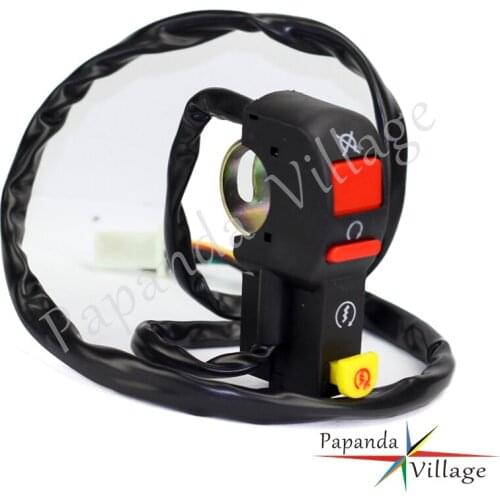 Off Road 7/8" Handlebar Kill Switch 4 Wire Connection Electric Start Switch For Honda XR CRF 50 70 Dirt Pit Bike 70 90 125cc