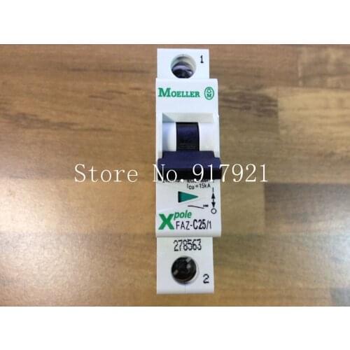 [ZOB] Muller spot MOELLER FAZ-C25/1 circuit breaker 1P25A (Spain) original authentic --10pcs/lot