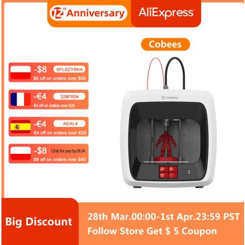 Ideaformer Cobees 3D Printer Desktop CoreXY Structure High Precision Easyuse 100% Assembled Mini FDM Professional 3D printer