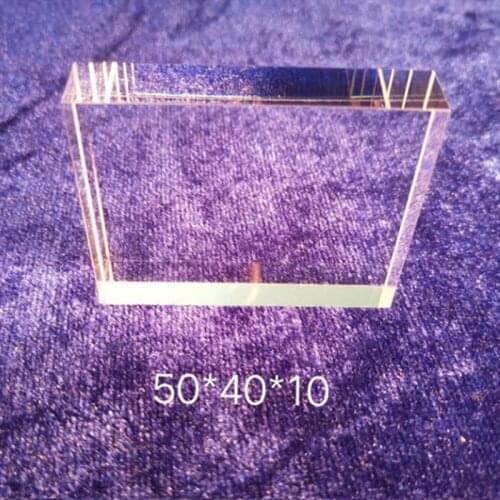 48*23*12 MM Quartz light guide crystal for IPL photon skin rejuvenation and photon hair removal