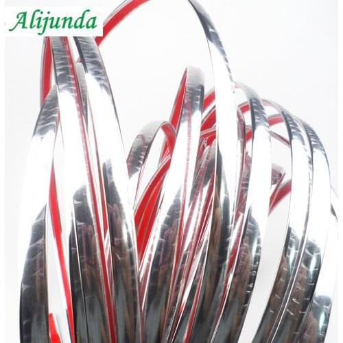 15 m car chrome decorative mold tape car DIY protection sticker FOR Subaru Suzuki SX4 SWIFT Alto Liane Grand Vitara Jimny