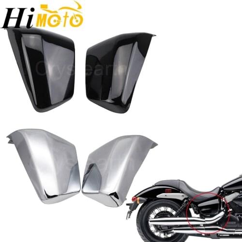 Side Battery Cover Batteries Side Fairing Covers For Honda 2004-2011 Shadow ACE 750 VT750 VT750C VT750CD VT400 04 05 06 07 08 09