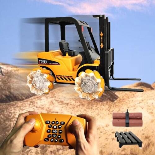 RC Excavator Toy 2.4Ghz 21 Channel 1:16 Engineering Car Alloy Plastic Remote Control 21CH RTR For Kids Christmas Gift